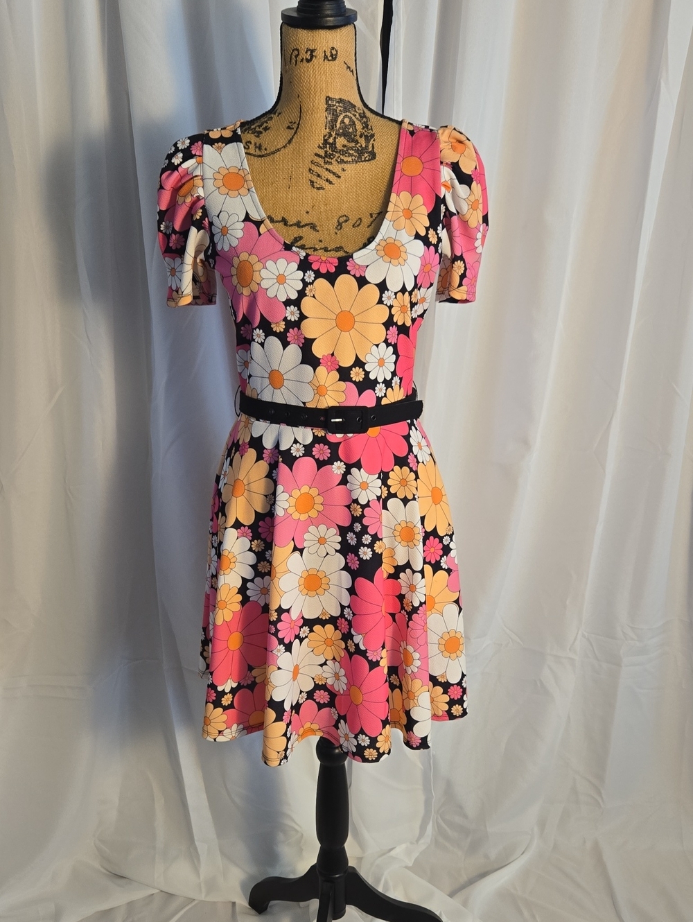 SMAK PARLOUR Skater Style Dress With Floral Print